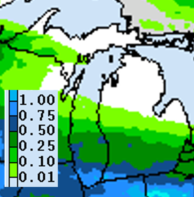 Precipitation forecast for May 11-18.